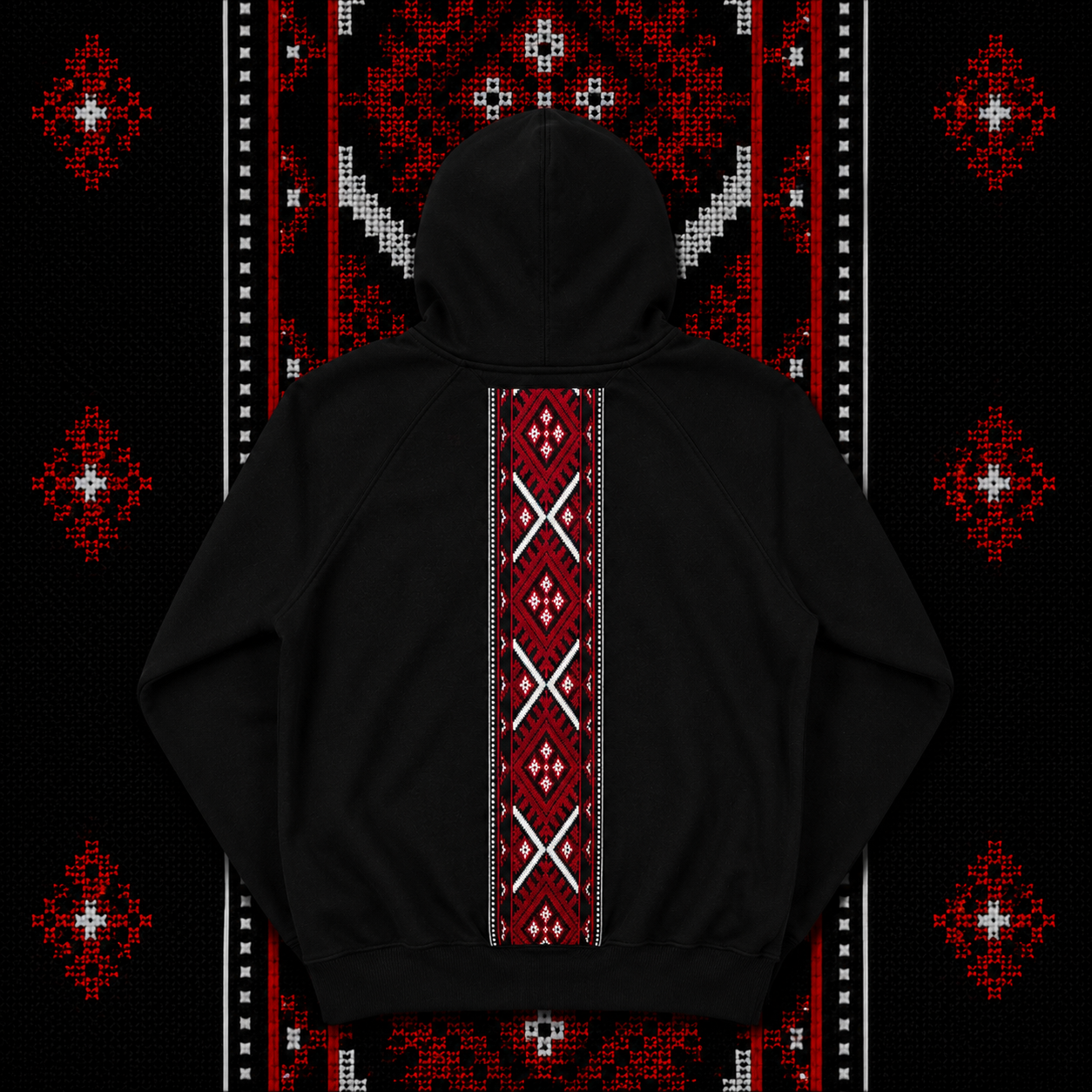 PALESTINE HOODIE (BLACK)