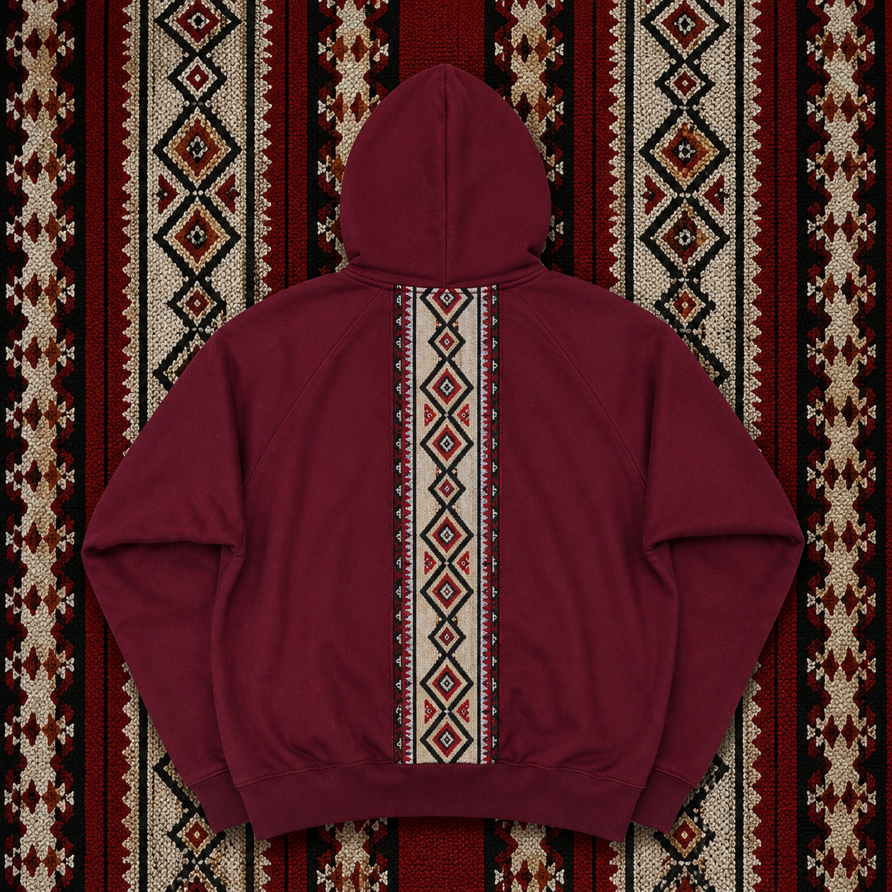 PALESTINE HOODIE (BURGUNDY)