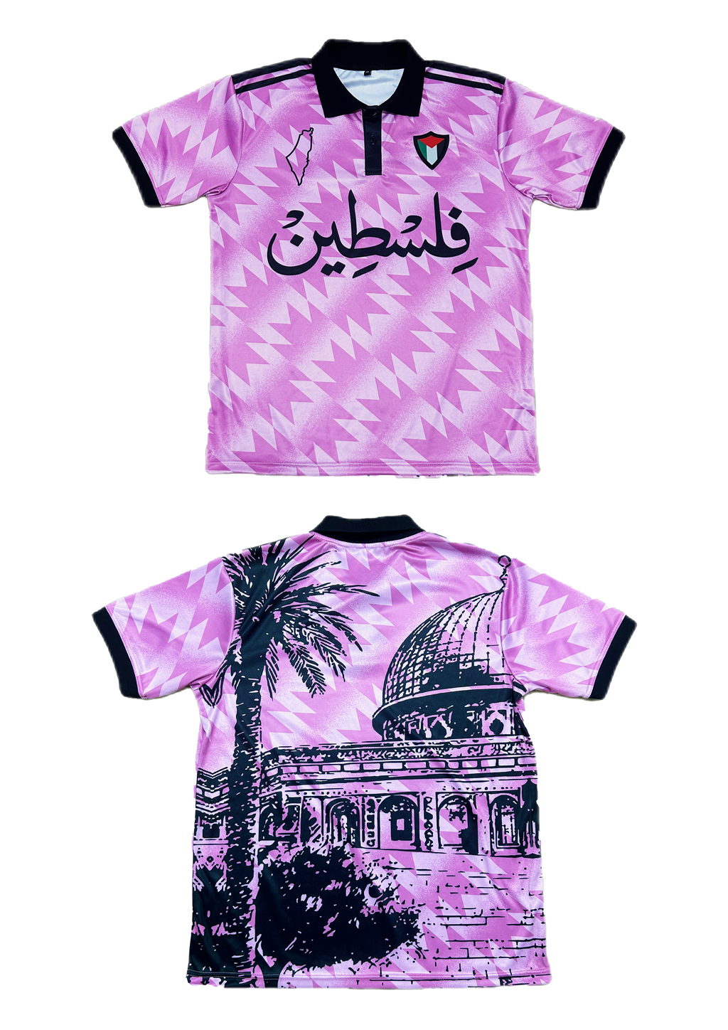 PALESTINE FOOTBALL JERSEY (PINK)