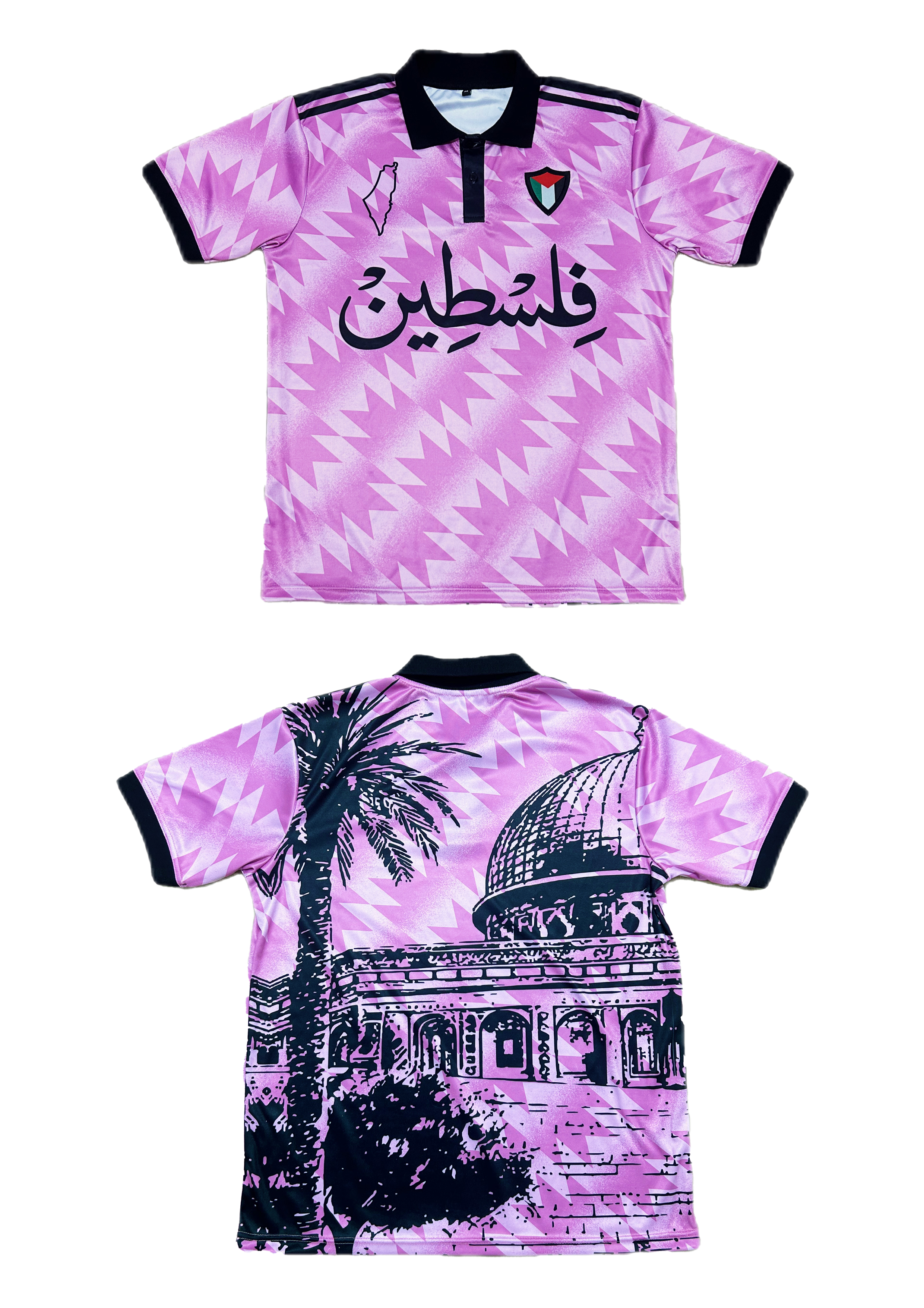 PALESTINE FOOTBALL JERSEY (PINK)