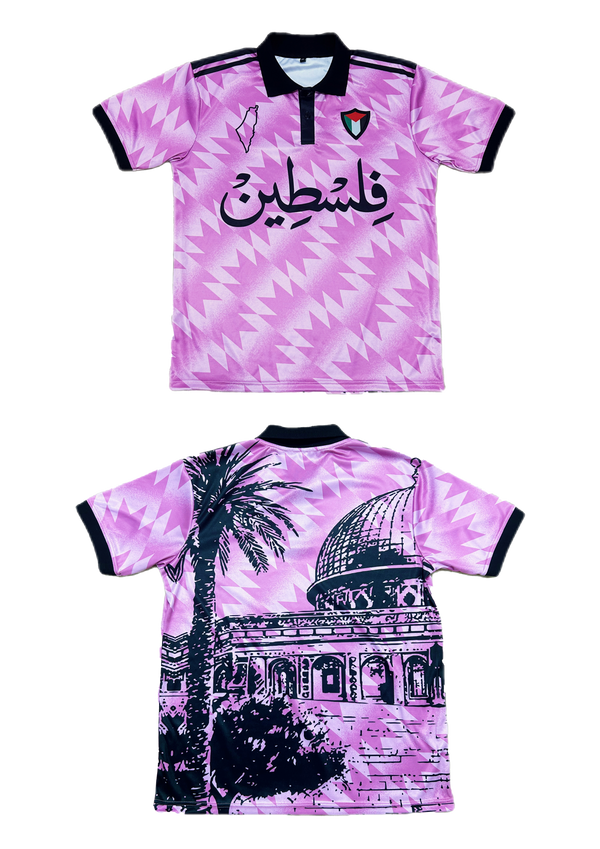 PALESTINE FOOTBALL JERSEY (PINK)